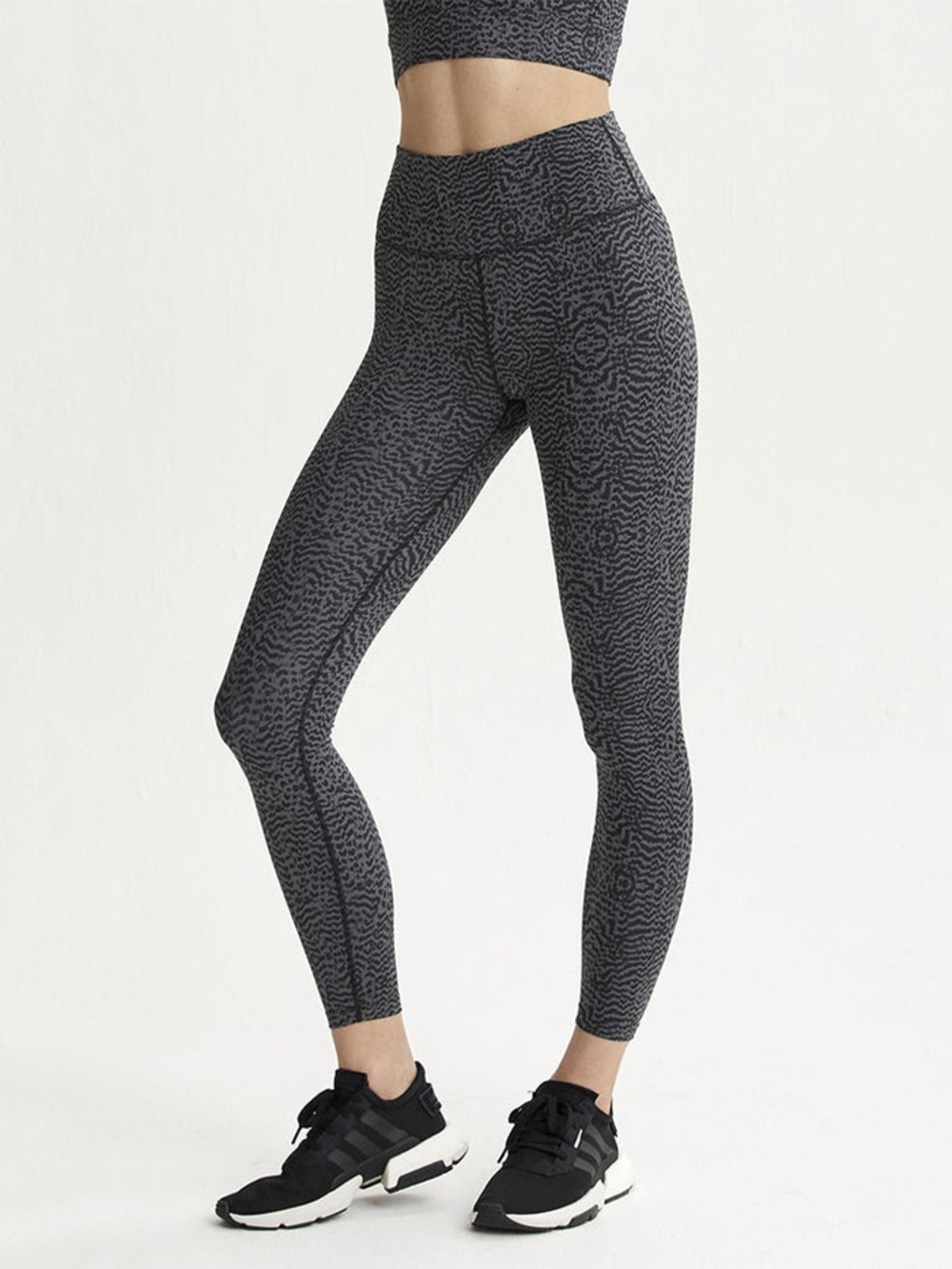 Varley Luna Leggings-Nocturnal Feathers